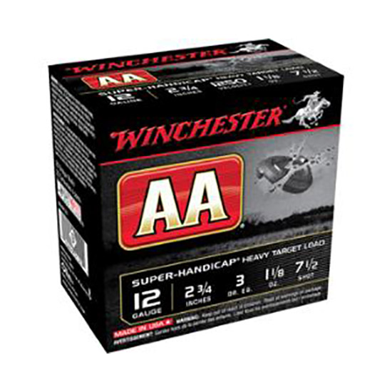 WIN AA SUPER HANDICAP 12GA 1-1/8OZ #7.5 25/10 - Sale